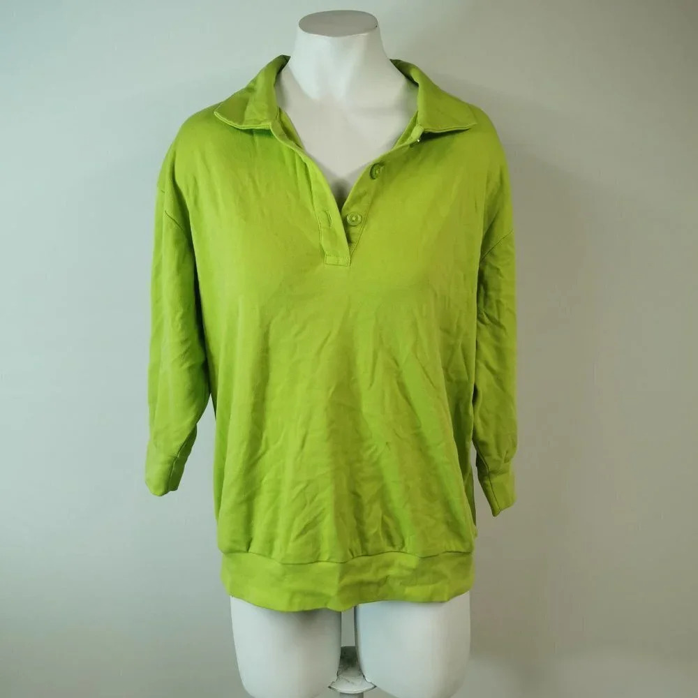 VICKI Wayne Polo 3/4  Sleeve